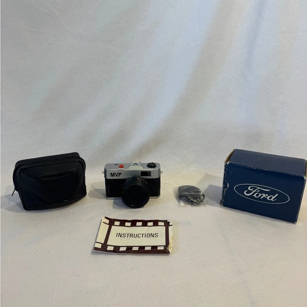 FORD Collectors MVP Promo Advertising 35MM Film Camera with Case - NEW IN BOX